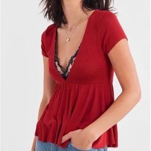 Red Urban Outfitters T-shirt. Size M.